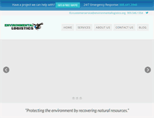 Tablet Screenshot of environmentallogistics.org